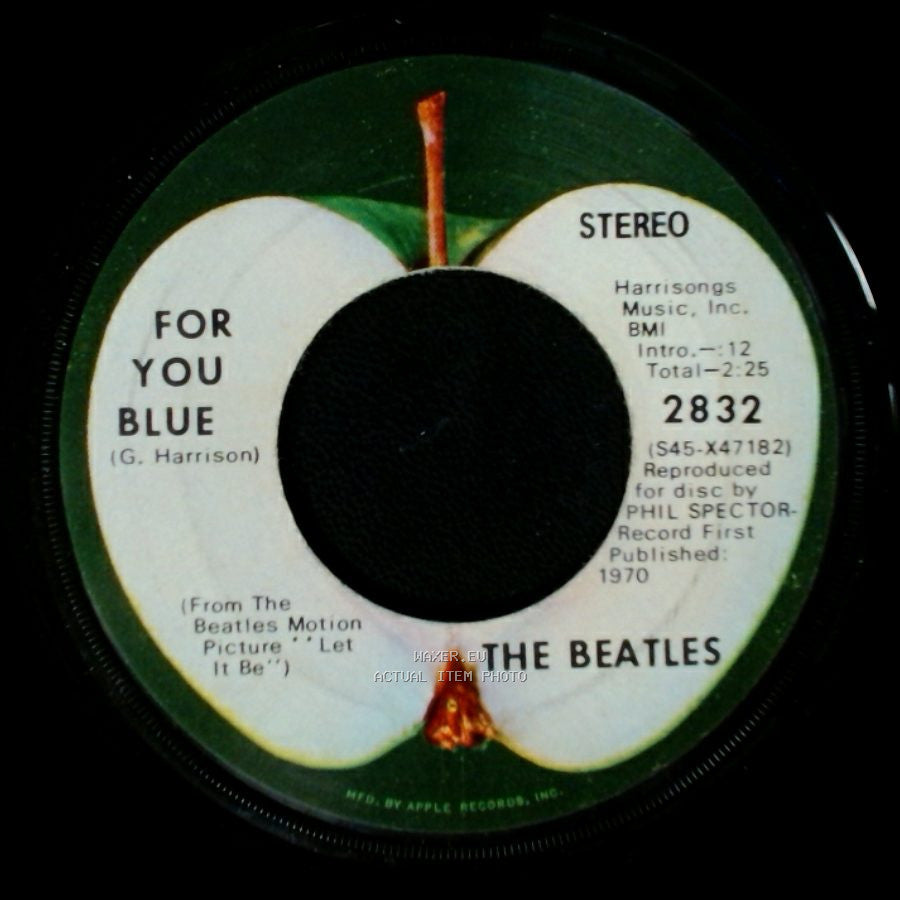 The Beatles - For You Blue / The Long And Winding Road side A