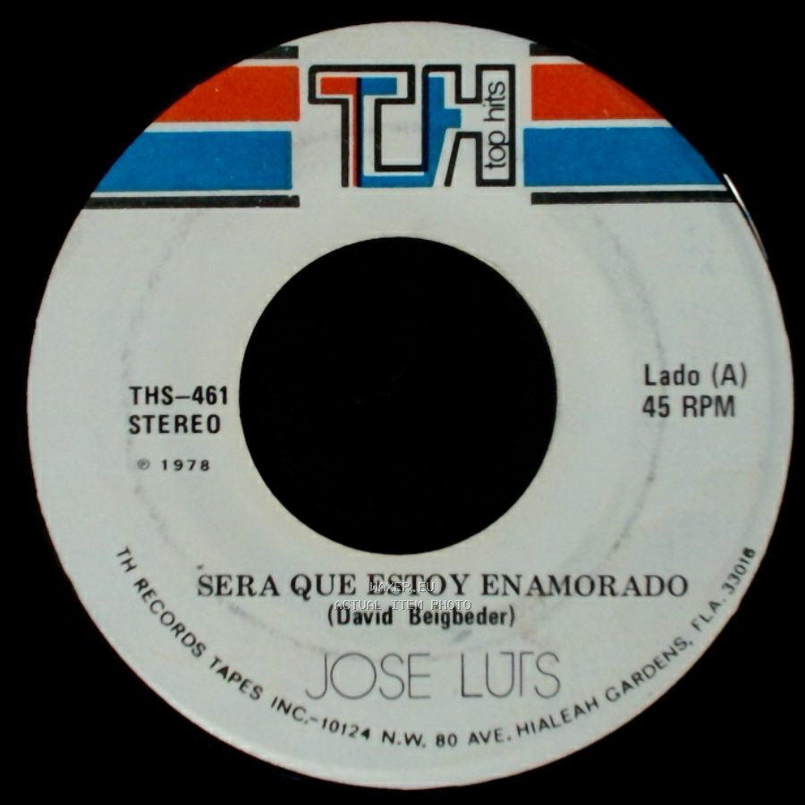 Jose Luis / Jose Luts - Sera Que Estoy Enamorado / Voy A Perder La Cabeza Por Tu Amor side A
