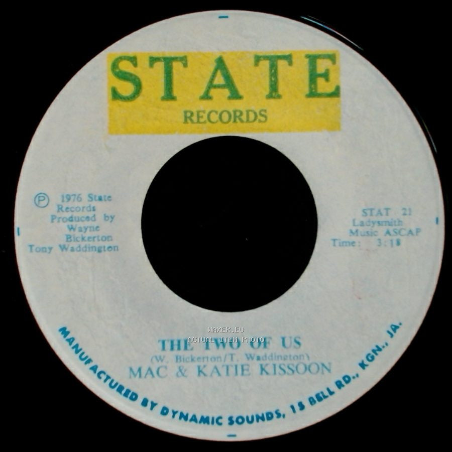 Mac & Katie Kissoon - The Two Of Us / Dream Of Me side A