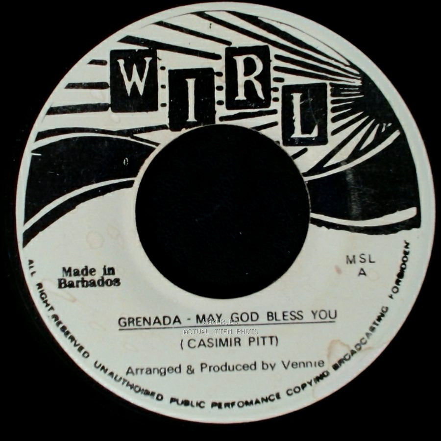 Casimir Pitt - Grenada - May God Bless You / Melody De Kalabashe side A
