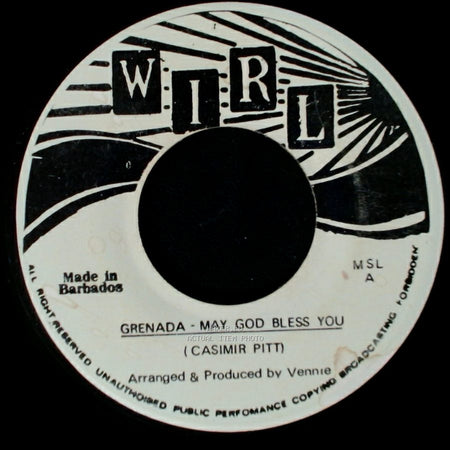 Casimir Pitt - Grenada - May God Bless You / Melody De Kalabashe side A