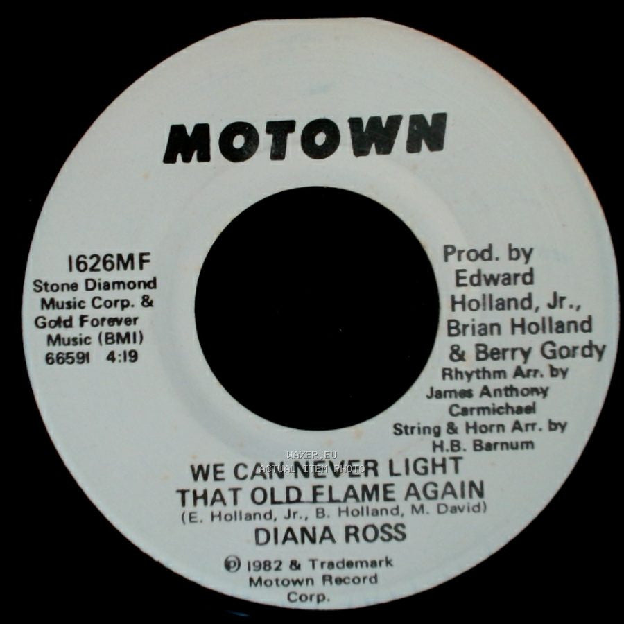 Diana Ross - We Can Never Light That Old Flame Again / We Can Never Light That Old Flame Again side A