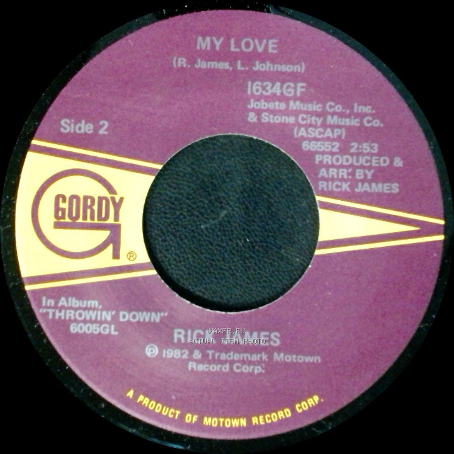 Rick James - Hard To Get / My Love side B