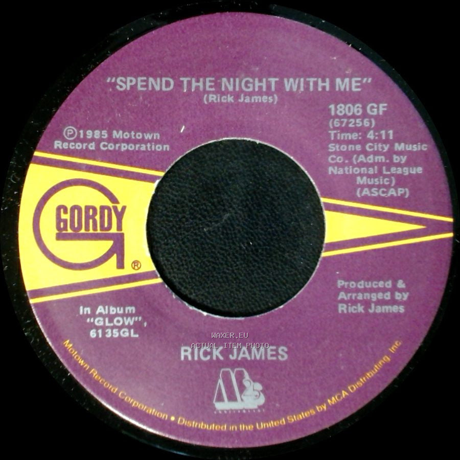 Rick James - Spend The Night With Me / Spend The Night With Me side A