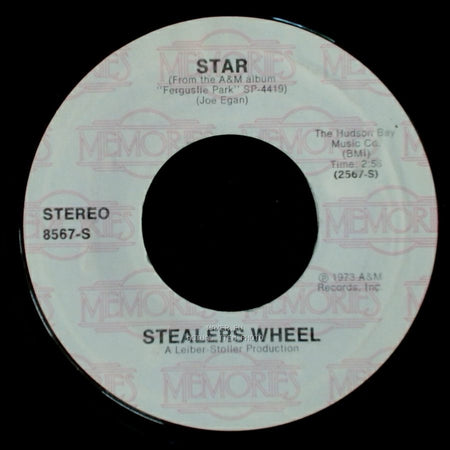 Stealers Wheel - Star / Stuck In The Middle With You side A