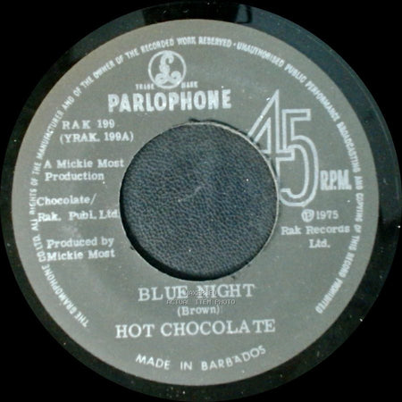 Hot Chocolate - Blue Night / You Sexy Thing side A