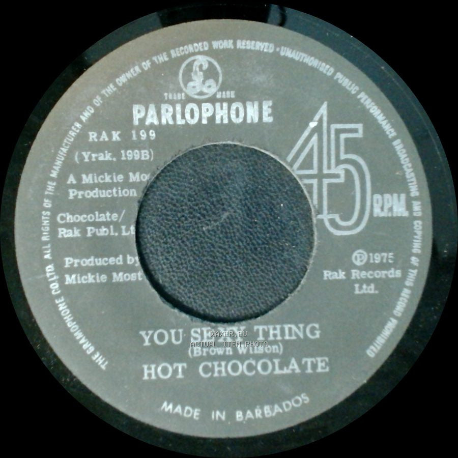 Hot Chocolate - Blue Night / You Sexy Thing side B