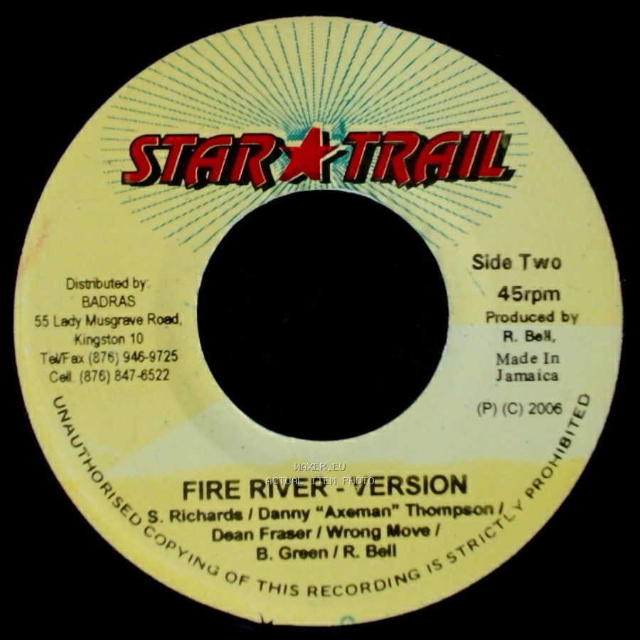 Junior Kelly - Whip Dem Jah / Fire River - Version side B