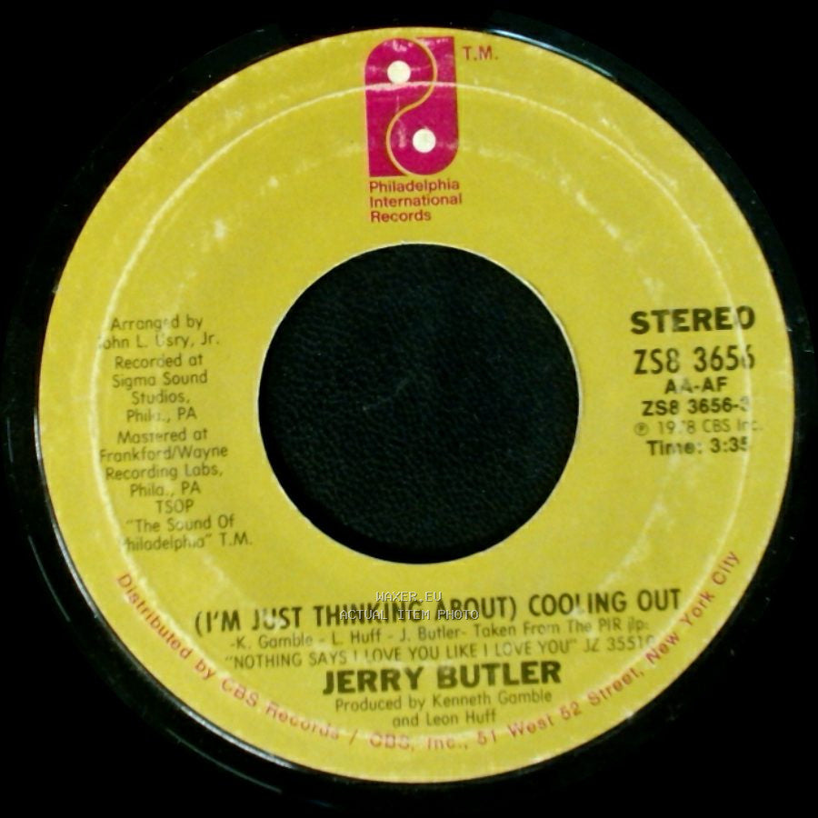 Jerry Butler - (I'm Just Thinking About) Cooling Out / Are You Lonely Tonight side A