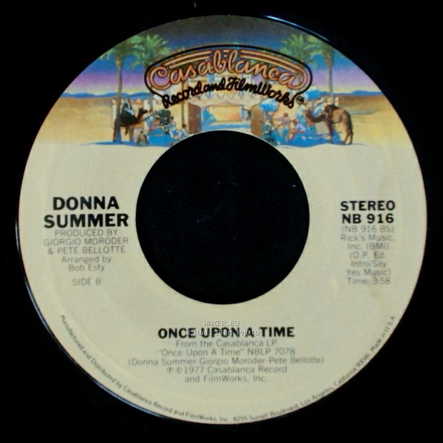 Donna Summer - Rumour Has It / Once Upon A Time side B