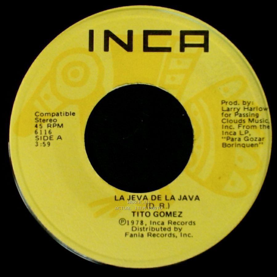 Tito Gomez - La Jeva De La Java / Veneno side A