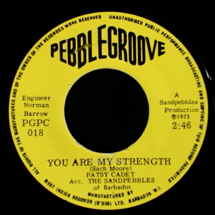Patsy Cadet - You Are My Strength / My Love Forgive Me side A