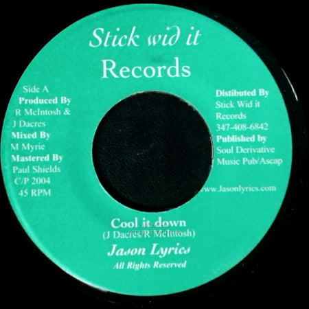 Jason Lyrics / Sanitti - Cool It Down / Man In Me side A