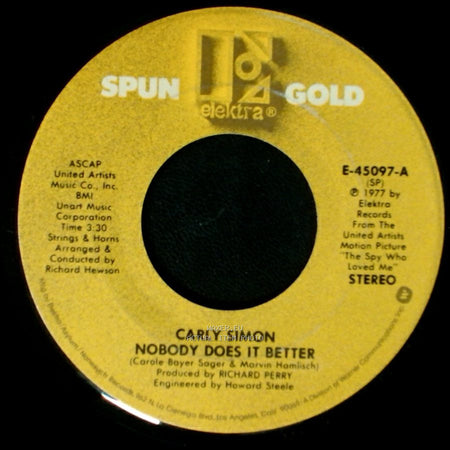 Carly Simon - Nobody Does It Better / You Belong To Me side A