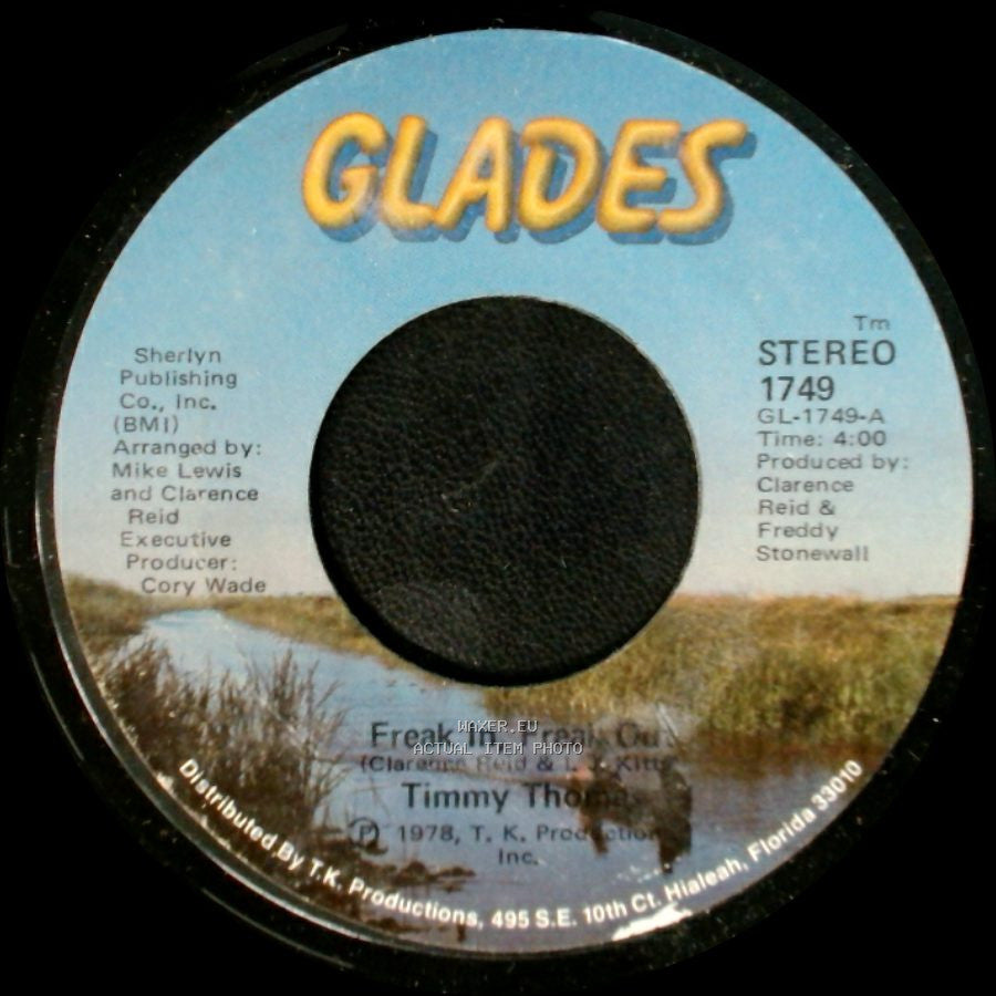 Timmy Thomas - Freak In, Freak Out / Say Love, Can You Chase Away My Blues? side A
