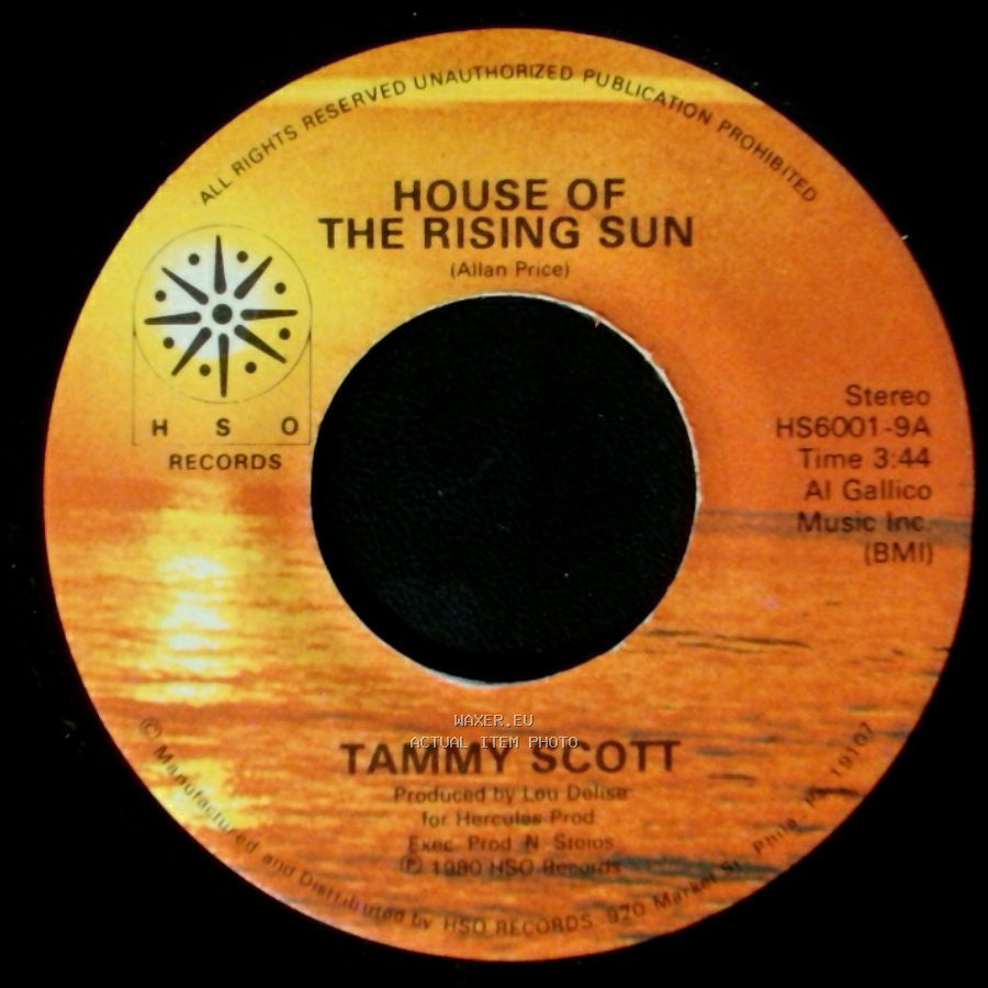 Tammy Scott - House Of The Rising Sun / Another Fall In Philadelphia side A