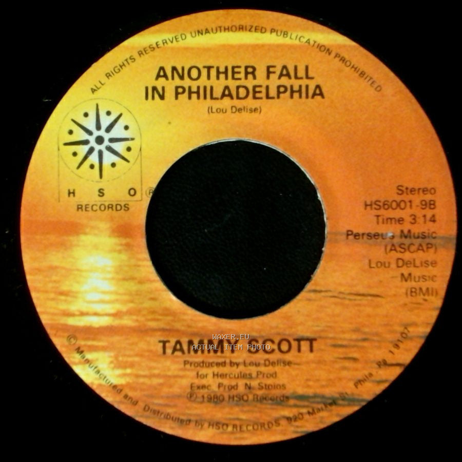 Tammy Scott - House Of The Rising Sun / Another Fall In Philadelphia side B
