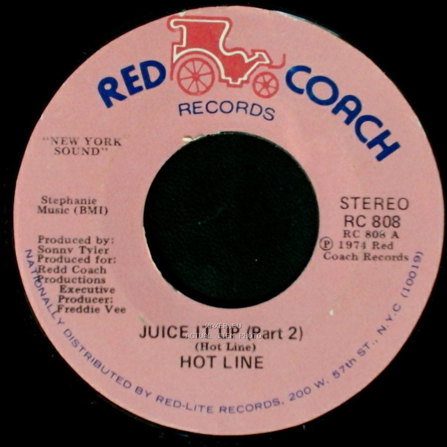 Hot Line - Juice It Up (Part 2) / Juice It Up (Part 1) side A