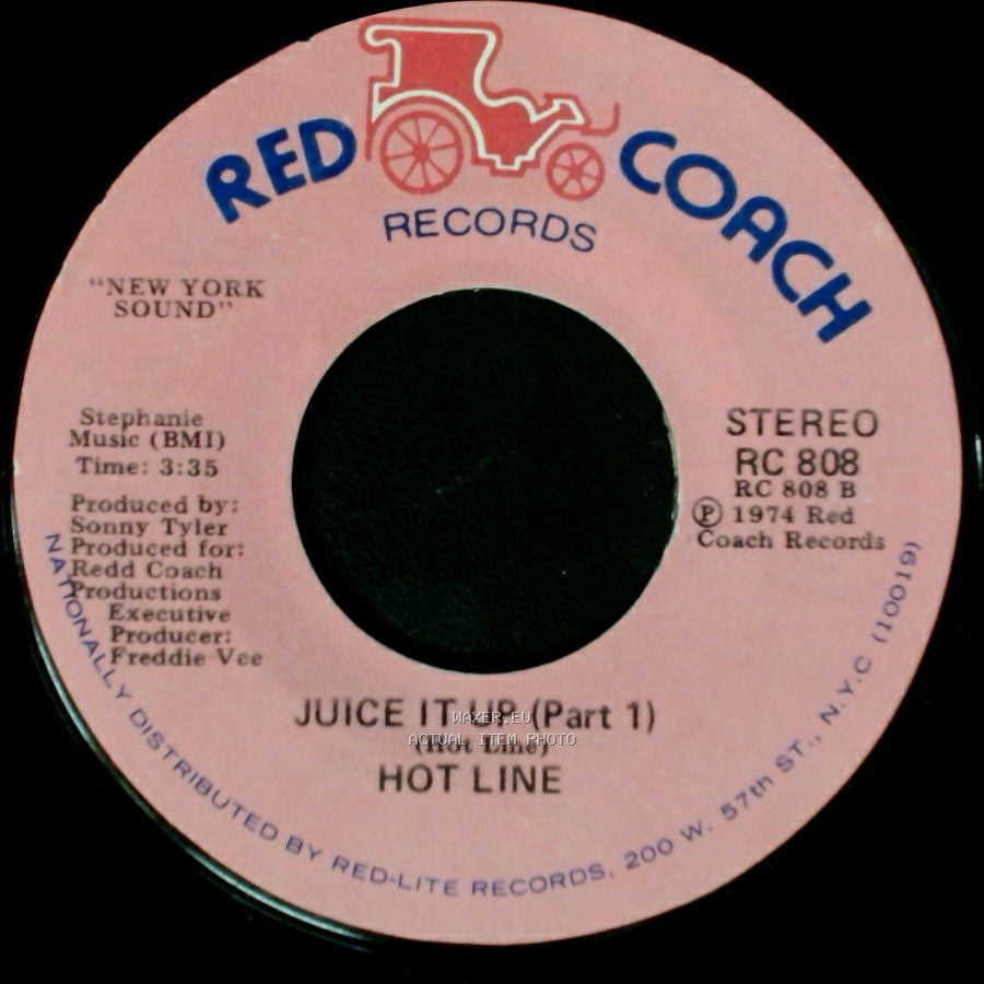 Hot Line - Juice It Up (Part 2) / Juice It Up (Part 1) side B