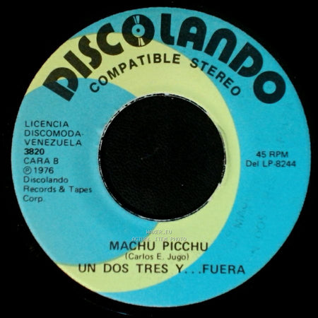 Unknown Artist - Nathalie Oh! (Guy Conquette) Un Dos Tres Y...Fuera / Machu Picchu (Carlos E. Jugo) Un Dos Tres Y...Fuera side B