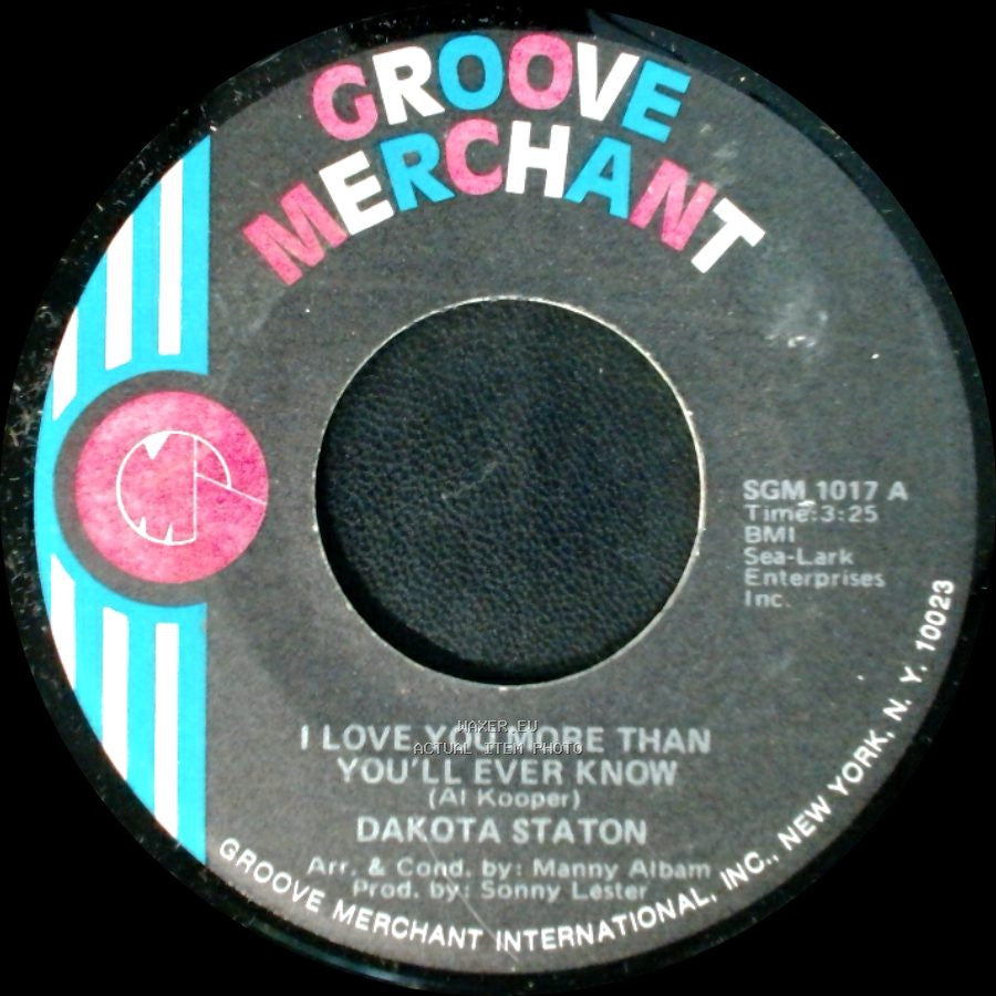 Dakota Staton - I Love You More Than You'll Ever Know / (I Want A) Country Man side A