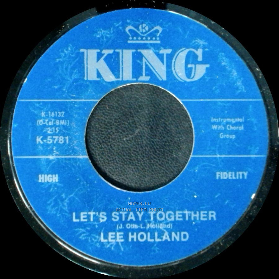 Lee Holland - Give Me Back My Heart / Let's Stay Together side B