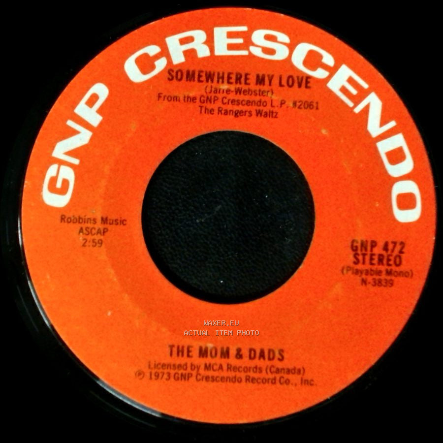 The Mom & Dads - Somewhere My Love / My Happiness side A