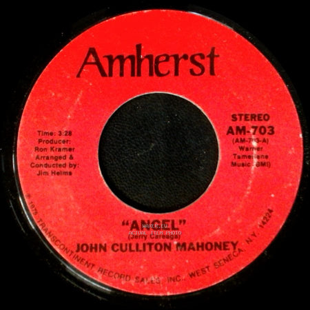 John Culliton Mahoney - Angel / A Fool Like You side A
