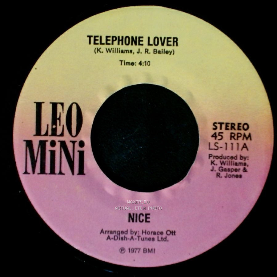 Nice - Telephone Lover / Think About It Baby side A