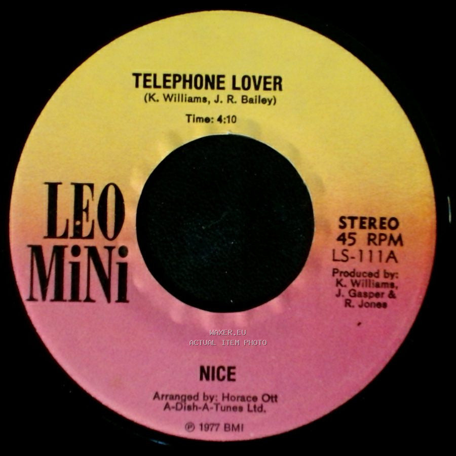 Nice - Telephone Lover / Think About It Baby side A