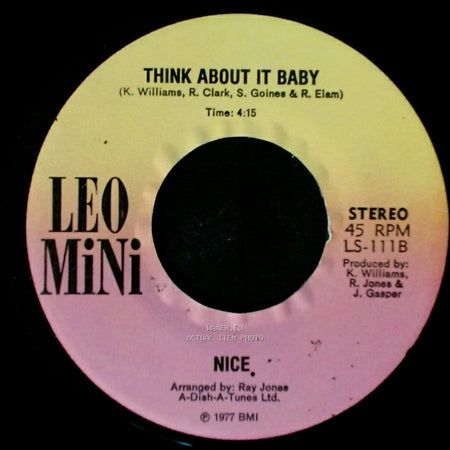 Nice - Telephone Lover / Think About It Baby side A