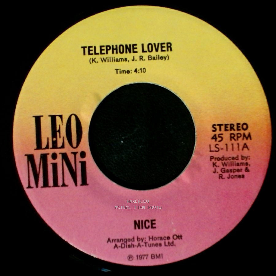Nice - Telephone Lover / Think About It Baby side B