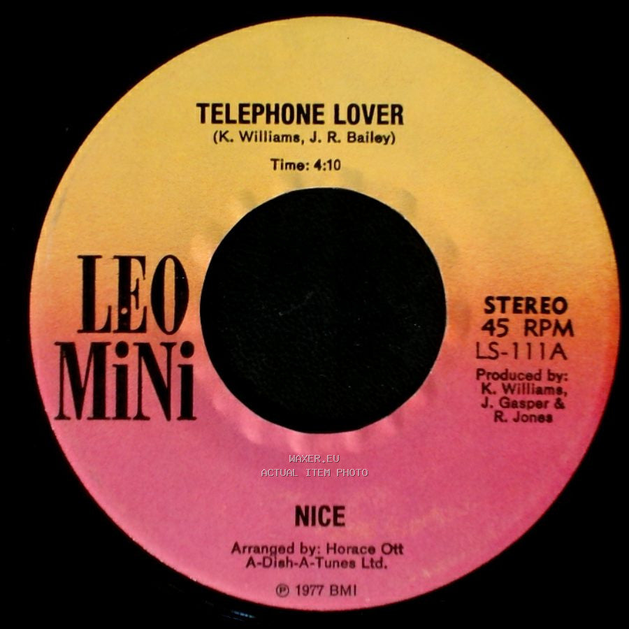 Nice - Telephone Lover / Think About It Baby side A