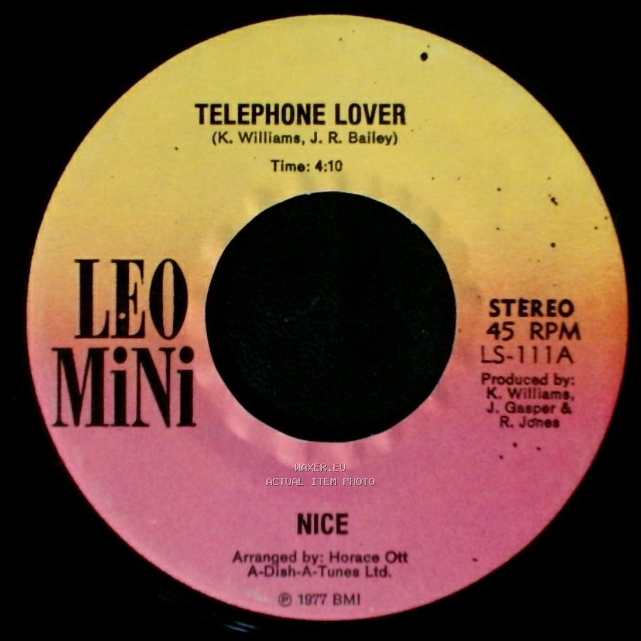 Nice - Telephone Lover / Think About It Baby side A
