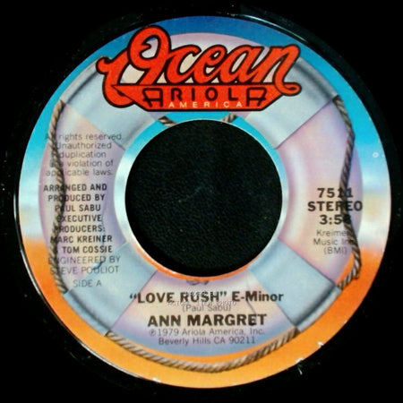 Ann Margret - Love Rush / "For You" C-Major side A