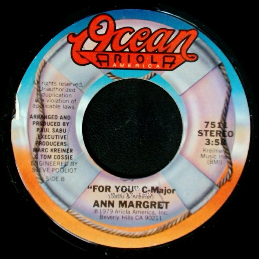 Ann Margret - Love Rush / "For You" C-Major side B