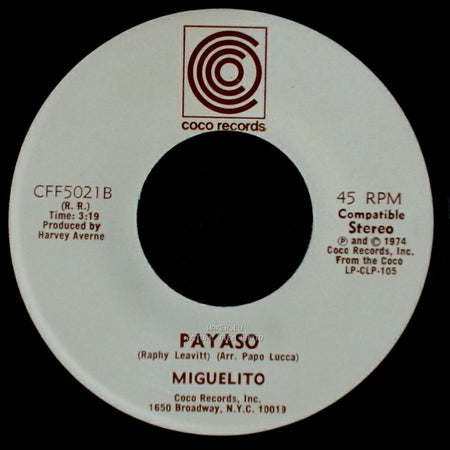 Miguelito - Miguelin / Payaso side B