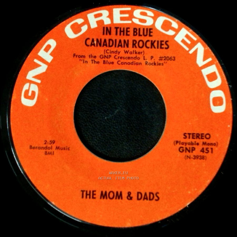 The Mom & Dads - Blue Skirt Waltz / In The Blue Canadian Rockies side A