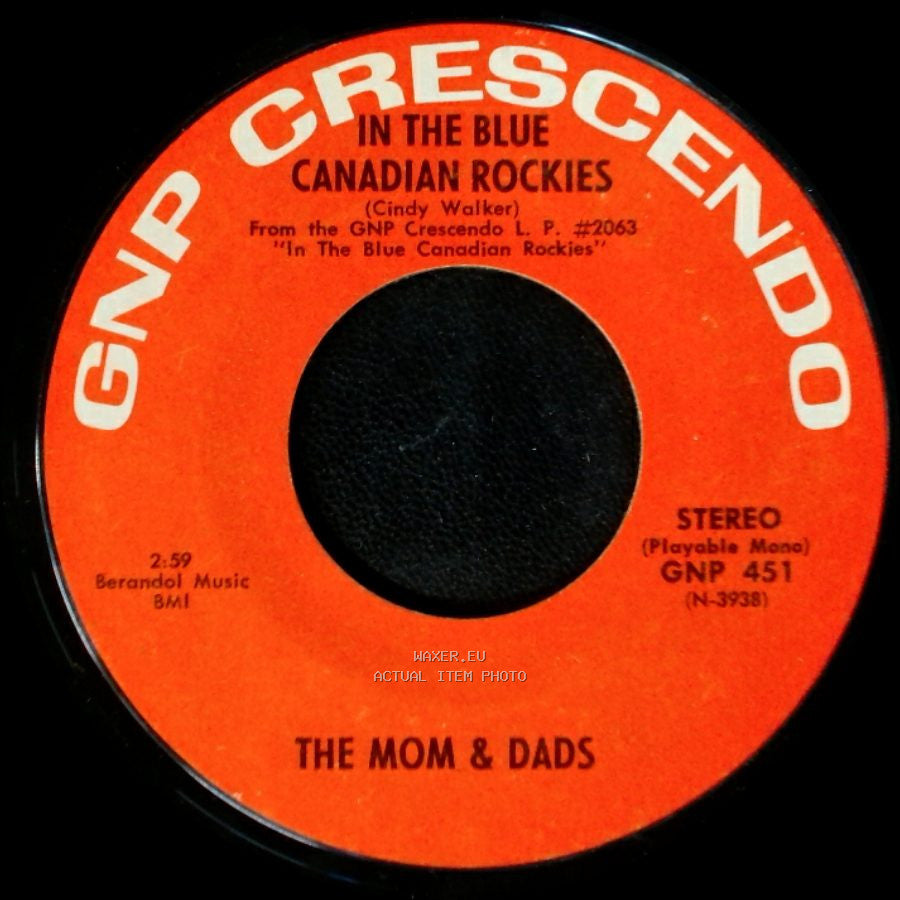 The Mom & Dads - Blue Skirt Waltz / In The Blue Canadian Rockies side A