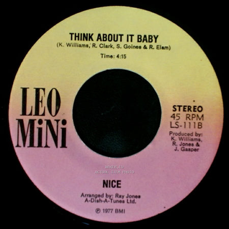 Nice - Telephone Lover / Think About It Baby side B