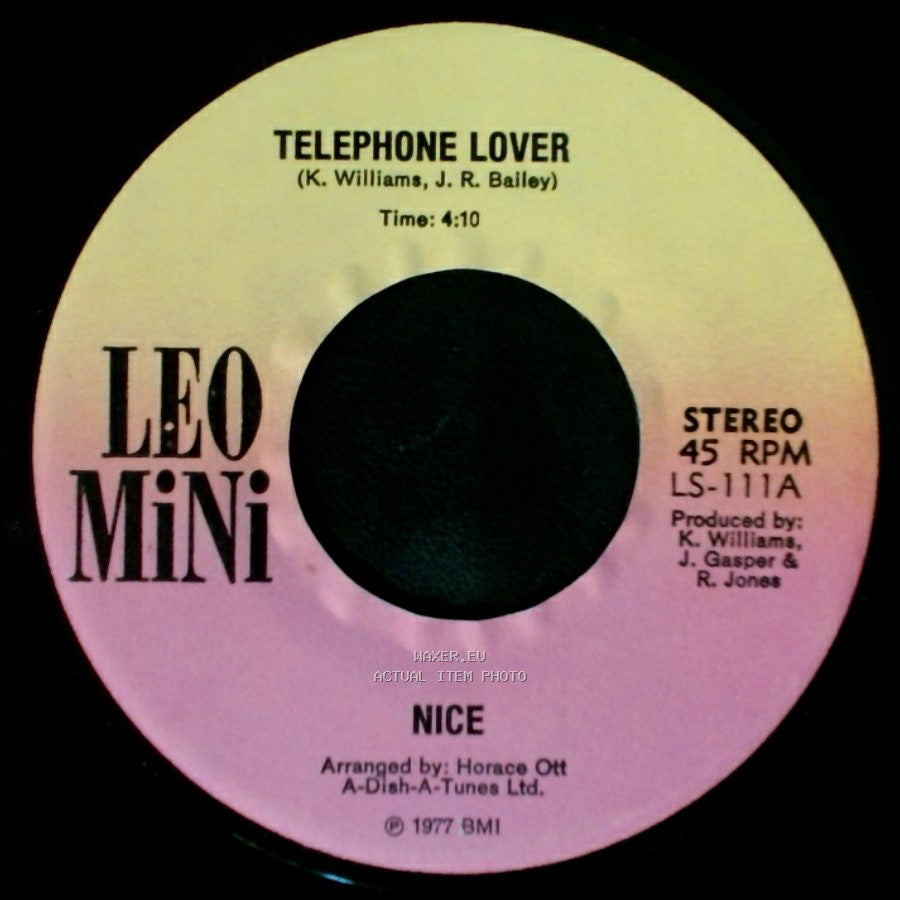 Nice - Telephone Lover / Think About It Baby side A