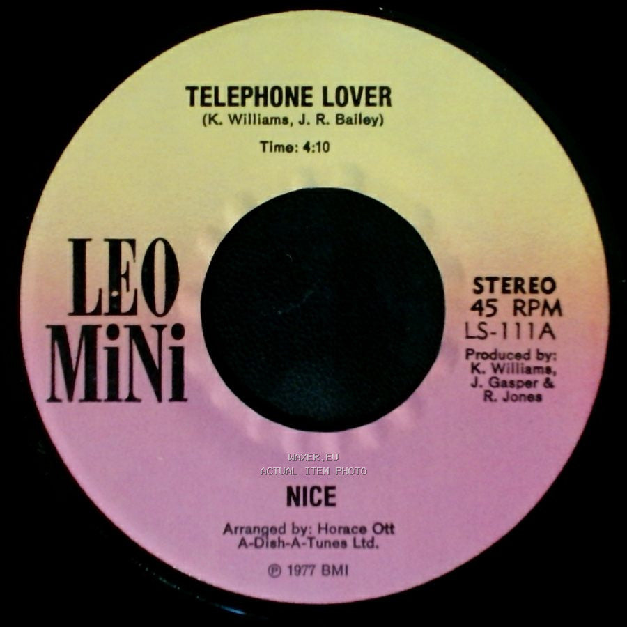 Nice - Telephone Lover / Think About It Baby side A