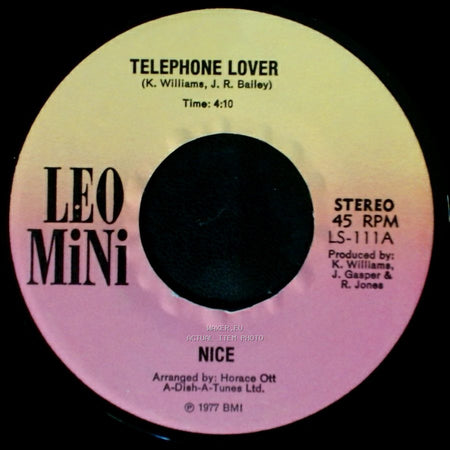 Nice - Telephone Lover / Think About It Baby side A