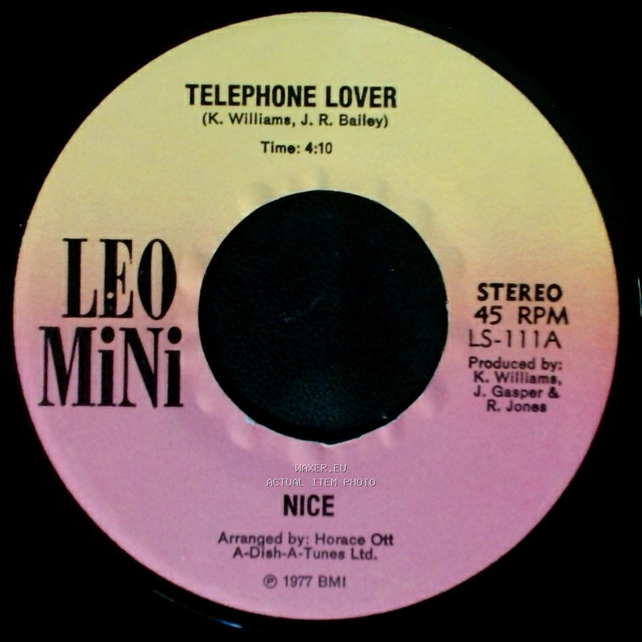 Nice - Telephone Lover / Think About It Baby side A