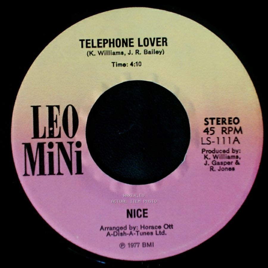 Nice - Telephone Lover / Think About It Baby side A