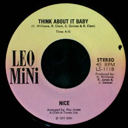 Nice - Telephone Lover / Think About It Baby side A