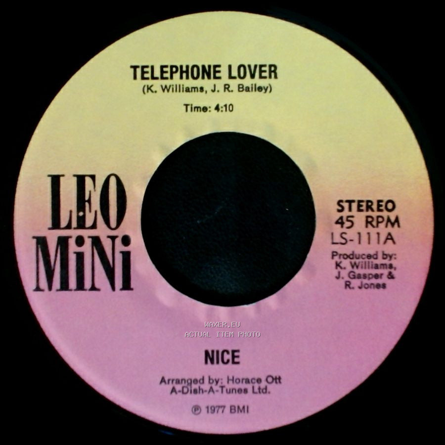Nice - Telephone Lover / Think About It Baby side B