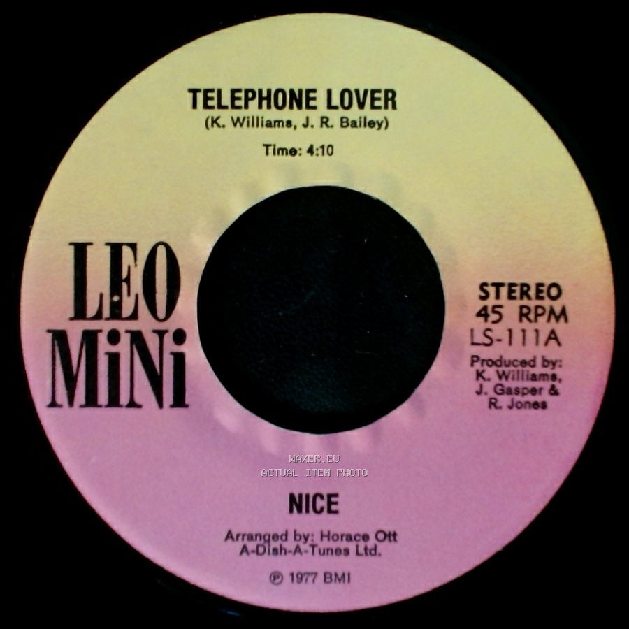 Nice - Telephone Lover / Think About It Baby side A