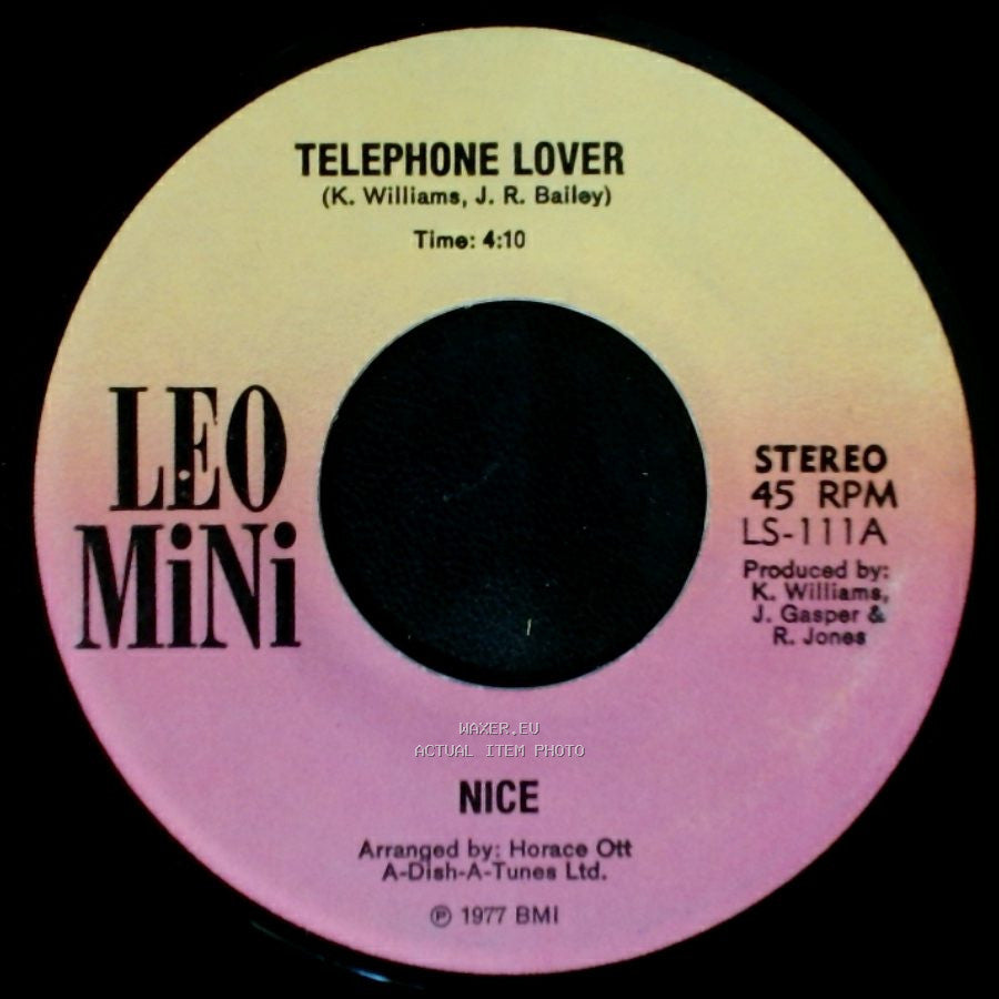 Nice - Telephone Lover / Think About It Baby side A