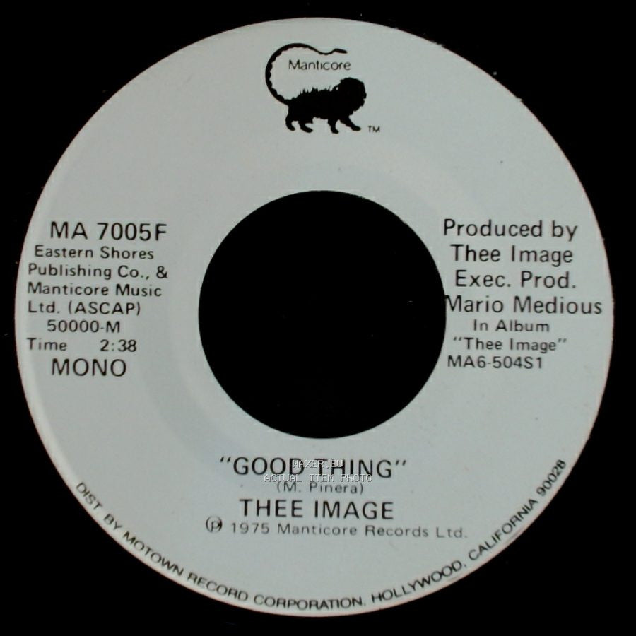 Thee Image - Good Thing / Good Thing side A